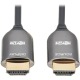 8K HDMI Plenum-Rated Fiber Active Optical Cable (AOC) - 8K UHD @ 60 Hz, HDR, M/M, Black, 30 m