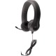 HamiltonBuhl Kid's Flex-Phones TRRS Headset with Gooseneck Microphone, Black