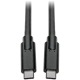Tripp Lite USB C to USB Type C Cable 3.1 Gen 1, 5 Gbps 3A Rating M/M 10ft