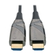 High-Speed HDMI 2.0 Fiber Active Optical Cable - 4K x 2K HDR at 60 Hz, 4:4:4, M/M, Black, 15m