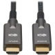 High-Speed Armored HDMI Fiber Active Optical Cable (AOC) - 4K @ 60 Hz, HDR, 4:4:4, M/M, Black, 20 m