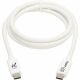 Eaton Tripp Lite Series USB4 40Gbps Cable (M/M) - USB-C, 8K 60 Hz, 240W PD Charging, White, 1 m (3.3 ft.)
