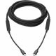 Eaton Tripp Lite Series USB-C Full-Function Active Cable (M/M) with Repeater - USB 3.2 Gen 2 (10 Gbps), 8K 60 Hz, 60W PD Charging, 5 m (16.4 ft.), Black