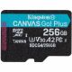 Kingston Canvas Go! Plus 256 GB Class 10/UHS-I (U3) V30 microSDXC - 1 Pack