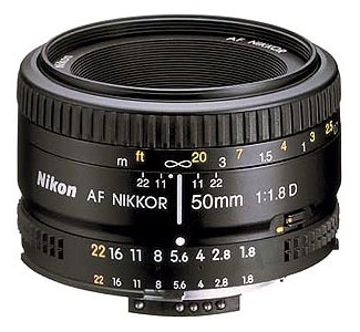 Nikkor 50mm f/1.8D AF Lens
