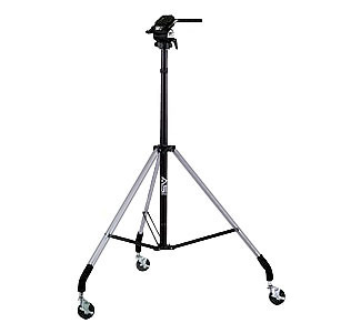 Smith-Victor Dollypod III Wheeled Tripod with Titan 2 Way Head