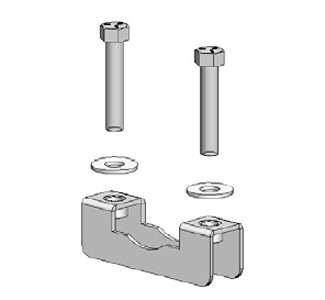 CHIEF TPK-1 Clamp Set for 1"- 2" Pole