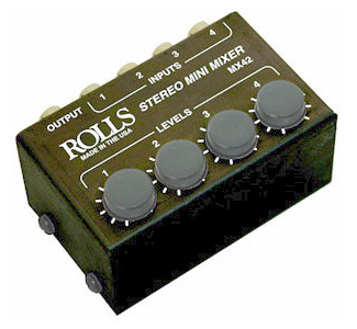 ROLLS MX42 4 x 1 Passive Stereo Mixer