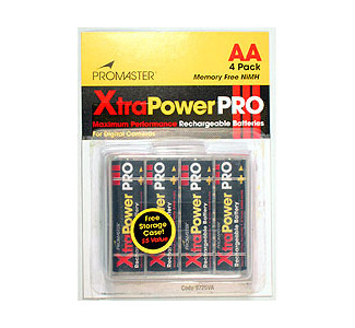 PROMASTER 2700mAh Ni-MH 4-Pack AA Batteries