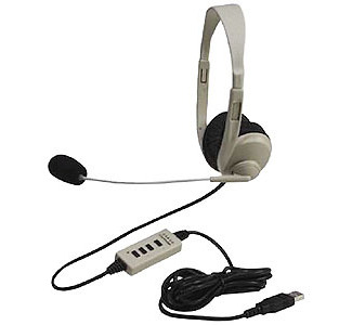 CALIFONE 3064-USB Headphone with Microphone
