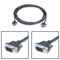 Extron 26-567-02 VGA MICRO HR CABLE: 15-PIN HD MALE TO MALE LOW-PROFILE