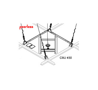 Peerless Suspended Ceiling Plate for Jumbo Mounts