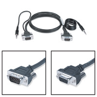 Extron 12' VGA M-F 15HD w/ 3.5mm M-M 