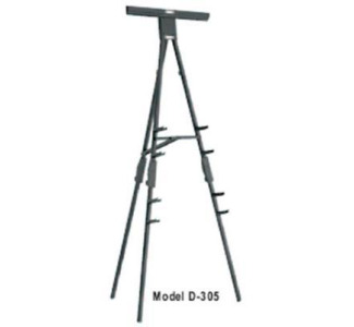 DA-LITE D305 Portable Folding Easel - Black