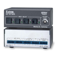 Extron 60-497-01 FOUR INPUT STEREO AUDIO MEDIALINK SWITCHER