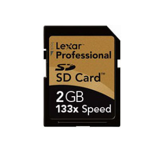 Lexar 2GB 133x Pro Series SD Memory Card
