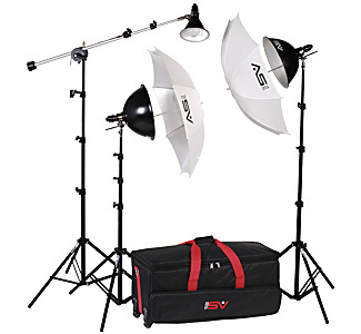Smith Victor KT900 3 light 1250w mini boom kit