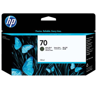 HP #70 Ink Cartridge - Matte Black (130 ml)