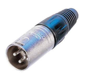 Master Neutrik NC3MX Male 3-pin XLR Soft Boot Inline Cable Connector