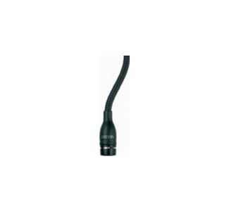 Shure MX202BP/C Microflex Black Overhead Condenser Mic with 30 ft Cable, Plate-Mounted Preamplifier