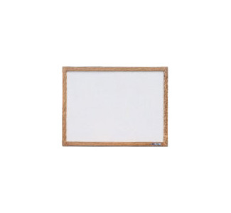 Quartet S578 8' x 4' Oak Frame Dry Erase Board with Tray