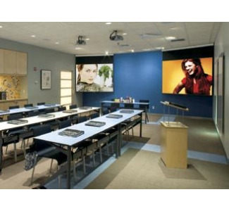 Draper Luma Wall Screen 7' Matte White - NTSC Video Format