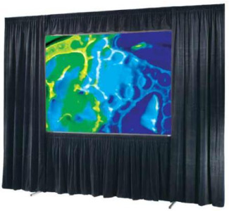 Draper Ultimate Folding Screen Dress Kit Skirt for 76 x 10 - NTSC Format