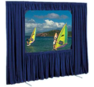 Draper Ultimate Folding Screen Drapes Dress Kit for 106 x 14 - NTSC Format