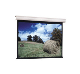 Da-Lite Advantage Manual with CSR 8' x 8' Square Format Screen - Matte White