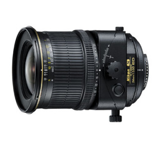 Nikon 24mm F/3.5D ED PC-E NIKKOR with Lens hood & Soft case