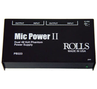 Rolls Dual Phantom Power Adapter