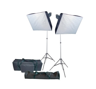 Promaster Deluxe Studio Kit 2-Light SystemPro Studio Flash Kit