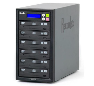 Recordex TechDisc Pro DVD500 DVD/CD 1 to 5 Duplicator Tower (20x/48x)