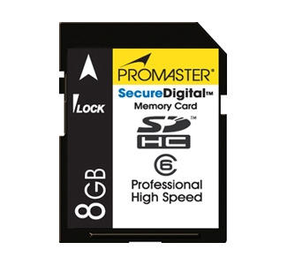 Promaster 8GB SDHC Class 6 Card