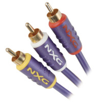 NXG  Combo A/V 10 Meter Cable RCA M/M Video & Stereo Audio