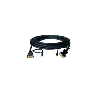 Kramer CP-GMA/GMA-35:  Plenum Rated M Series VGA (HD-15) + 3.5mm Stereo Audio Cable (35 ft.)