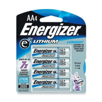 Energizer Lithium 4 Pack "AA" Battery 