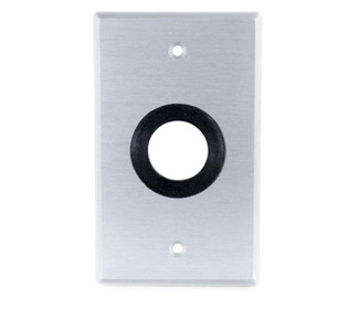 Grommet WP SGL Aluminum Faceplate