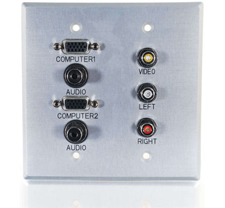 Cables To Go 40508 Faceplate