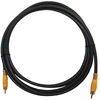 Kramer C-RVM/RVM-50 MOLDED RCA (MALE - MALE) COAX CABLE (50ft.)