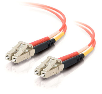 Cables To Go Fiber Optic Duplex Patch Cable -  LC Male - LC Male - 98.43ft - Orange