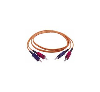Cables To Go Fiber Optic Duplex Patch Cable - SC Male - SC Male - 98.43ft - Orange 