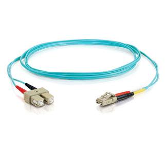 Cables To Go Fiber Optic Multimode Patch Cable - LC Male - SC Male - 29.53ft