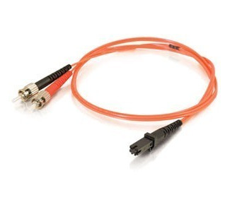 Cables To Go Fiber Optic Duplex Patch Cable - ST Male - MT-RJ Male - 49.21ft