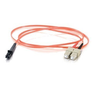 Cables To Go Fiber Optic Duplex Patch Cable- MT-RJ Male - SC Male - 13.12ft 