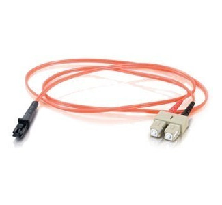 Cables To Go Fiber Optic Duplex Patch Cable - SC Male - MT-RJ Male - 22.97ft