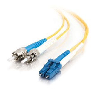 Cables To Go Fiber Optic Duplex Patch Cable - LC Male - ST Male - 26.25ft