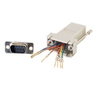 Cables To Go RJ45/DB9M Modular Adapter