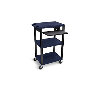 Luxor Adjustable Compact Steel Computer Workstation 26-42