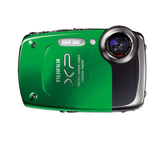 Fuji XP20 14MP Digital Camera (Green) waterproof, shockproof, freezeproof & Dustproof